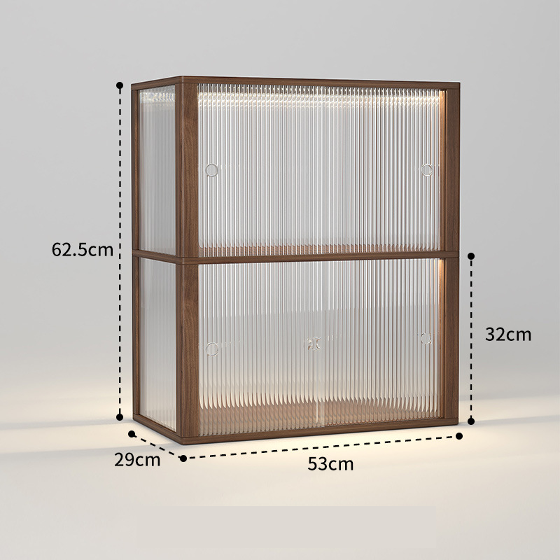 Water ripple door 2 layers