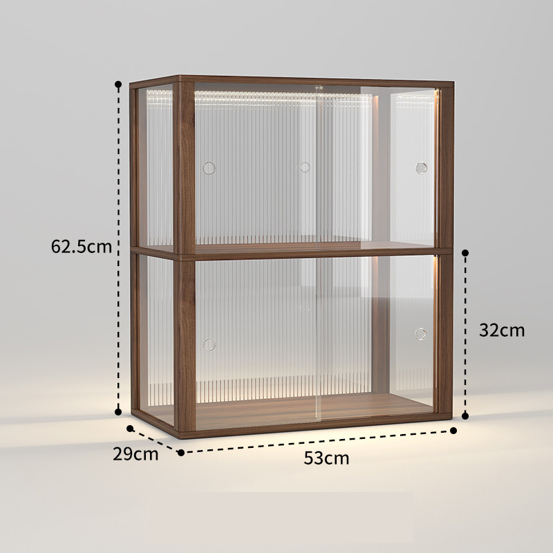 Transparent door 2 layers