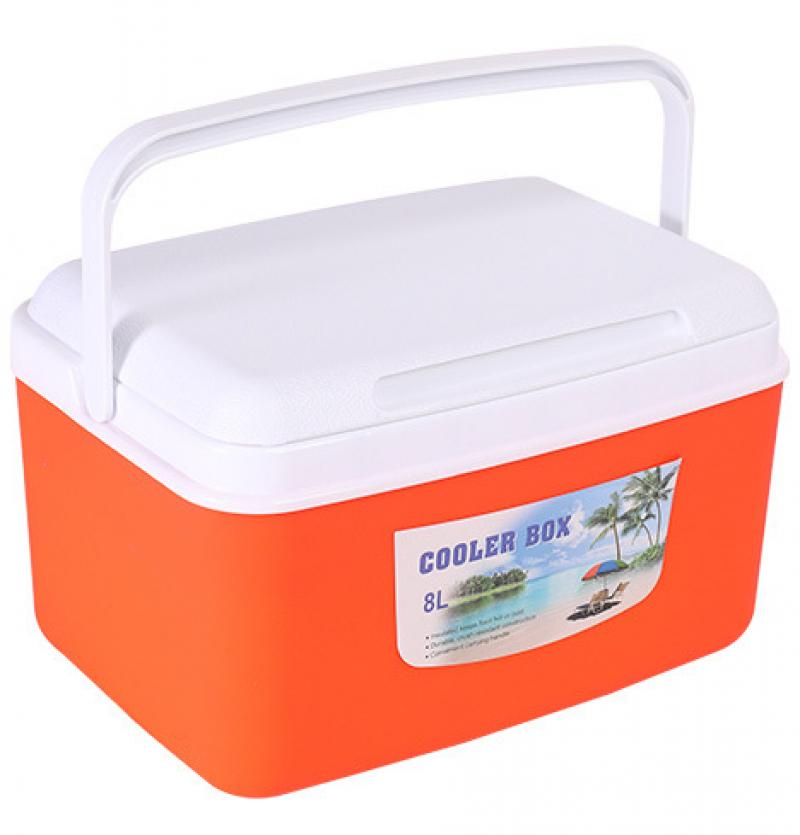 8 L Orange Send 5 ice packs 1 ice board-32.5 x 24 x 20CM