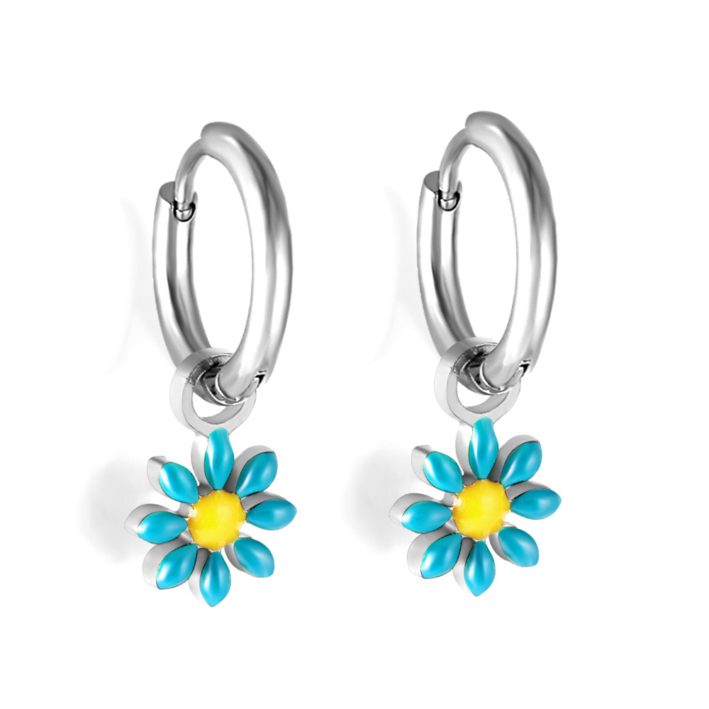 4:Blue small chrysanthemum steel color