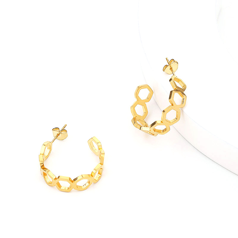 Geometric shape earrings