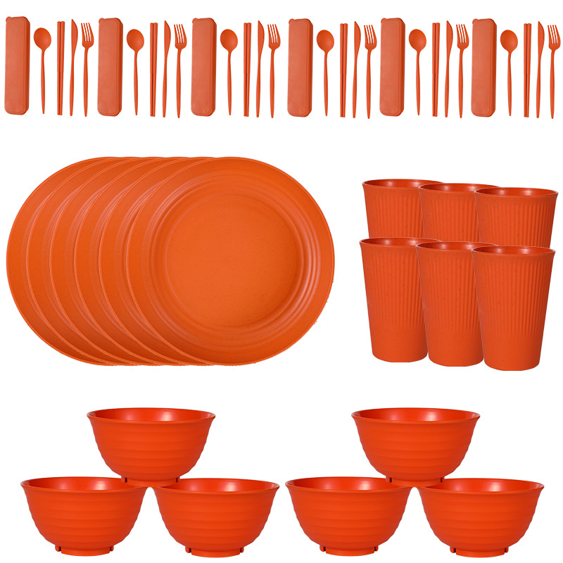 orange 48PCs/set for 6 people