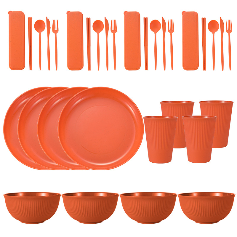 orange 32 PCs/set without square plate