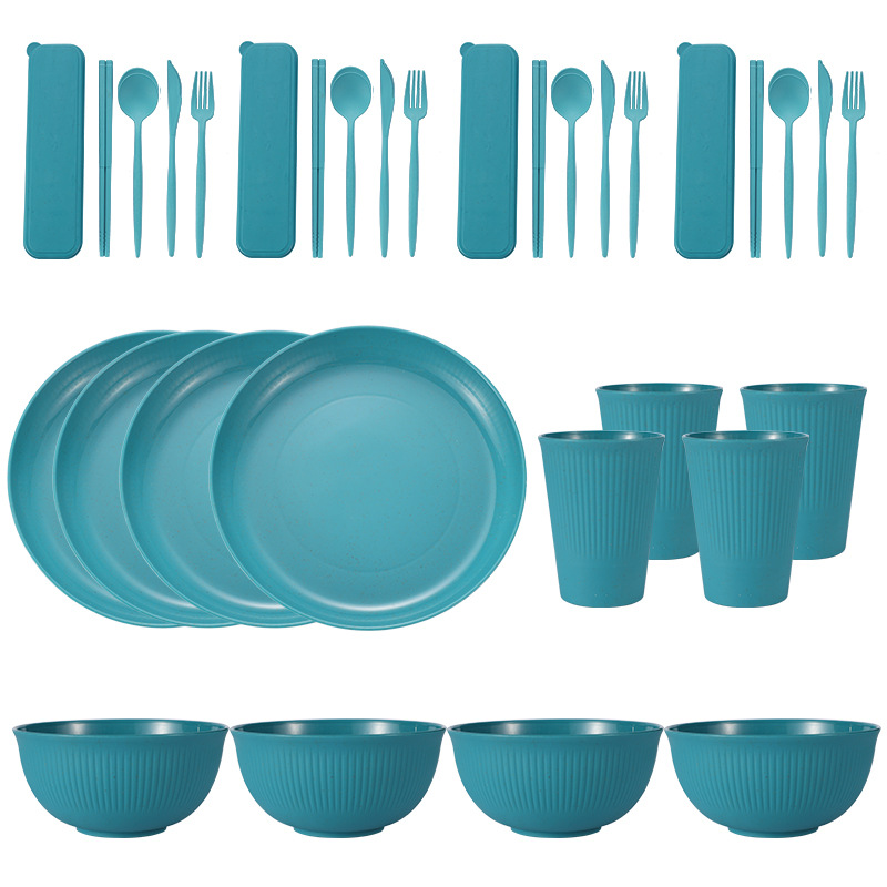 cyan 32 PCs/set without square plate