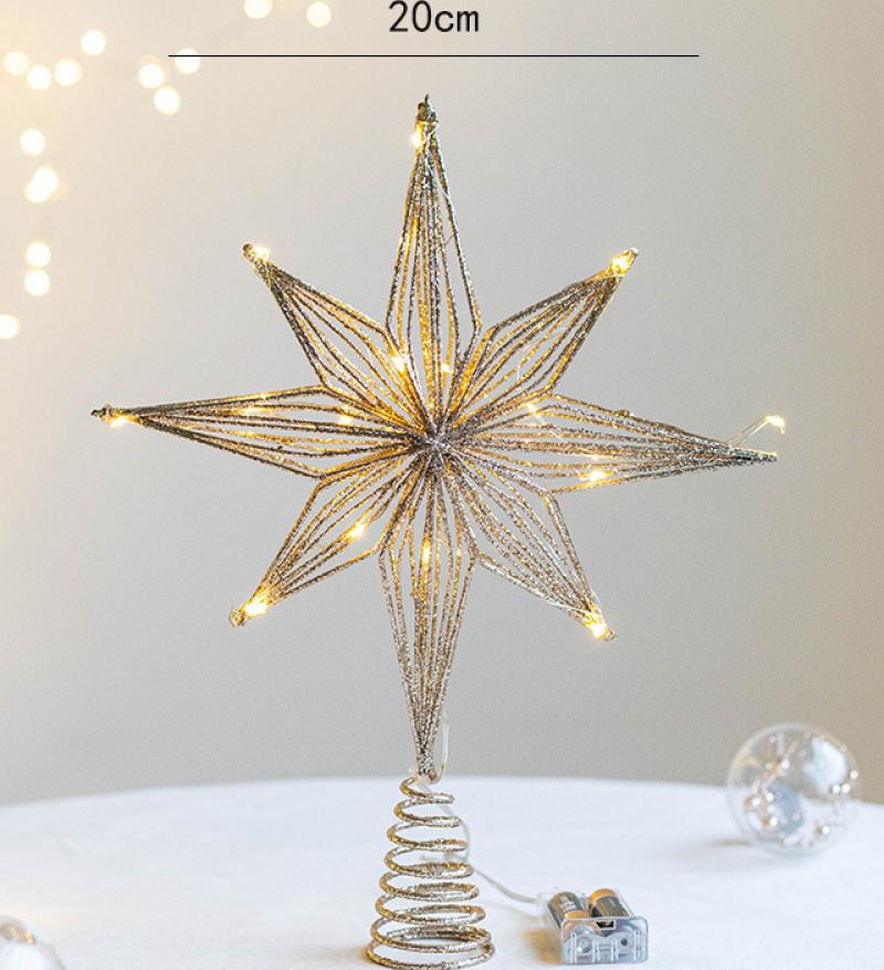 20cm champagne star lamp