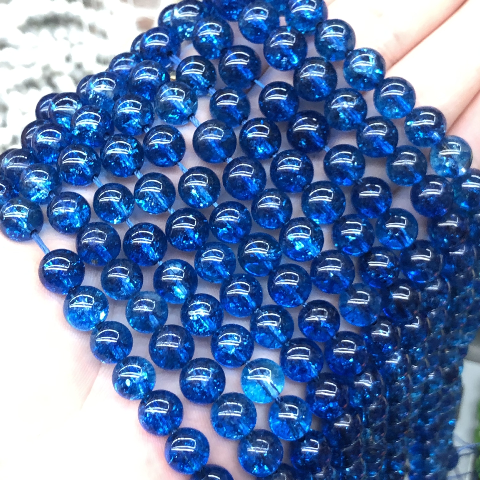 Blue crystal 4mm