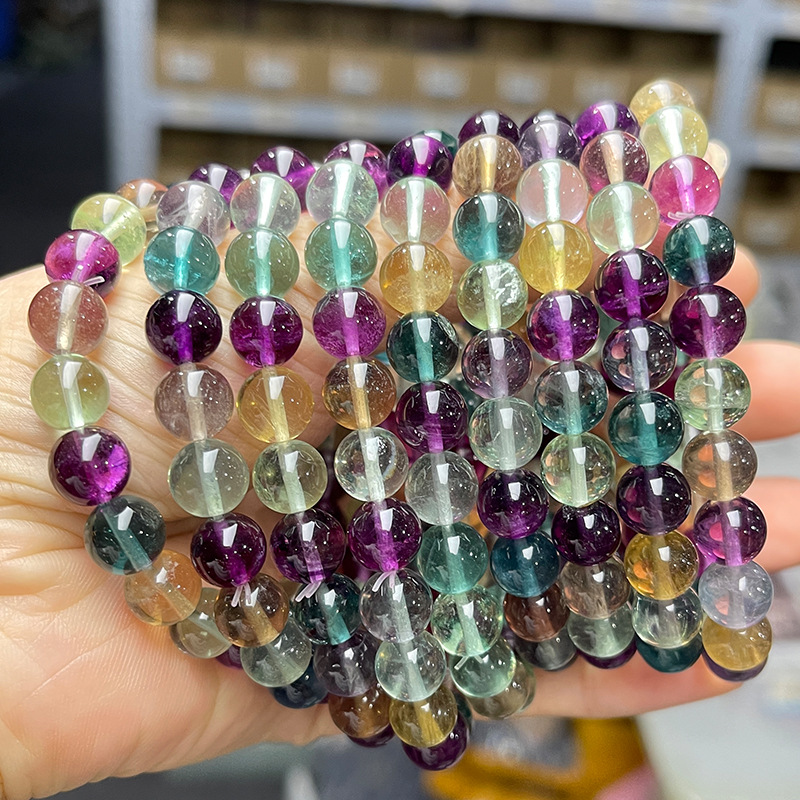 colored fluorite 8mm