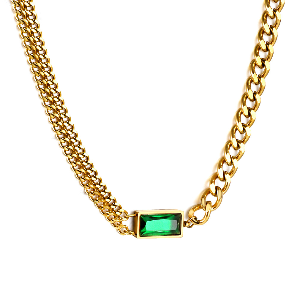 4:Asymmetric rectangular green diamon