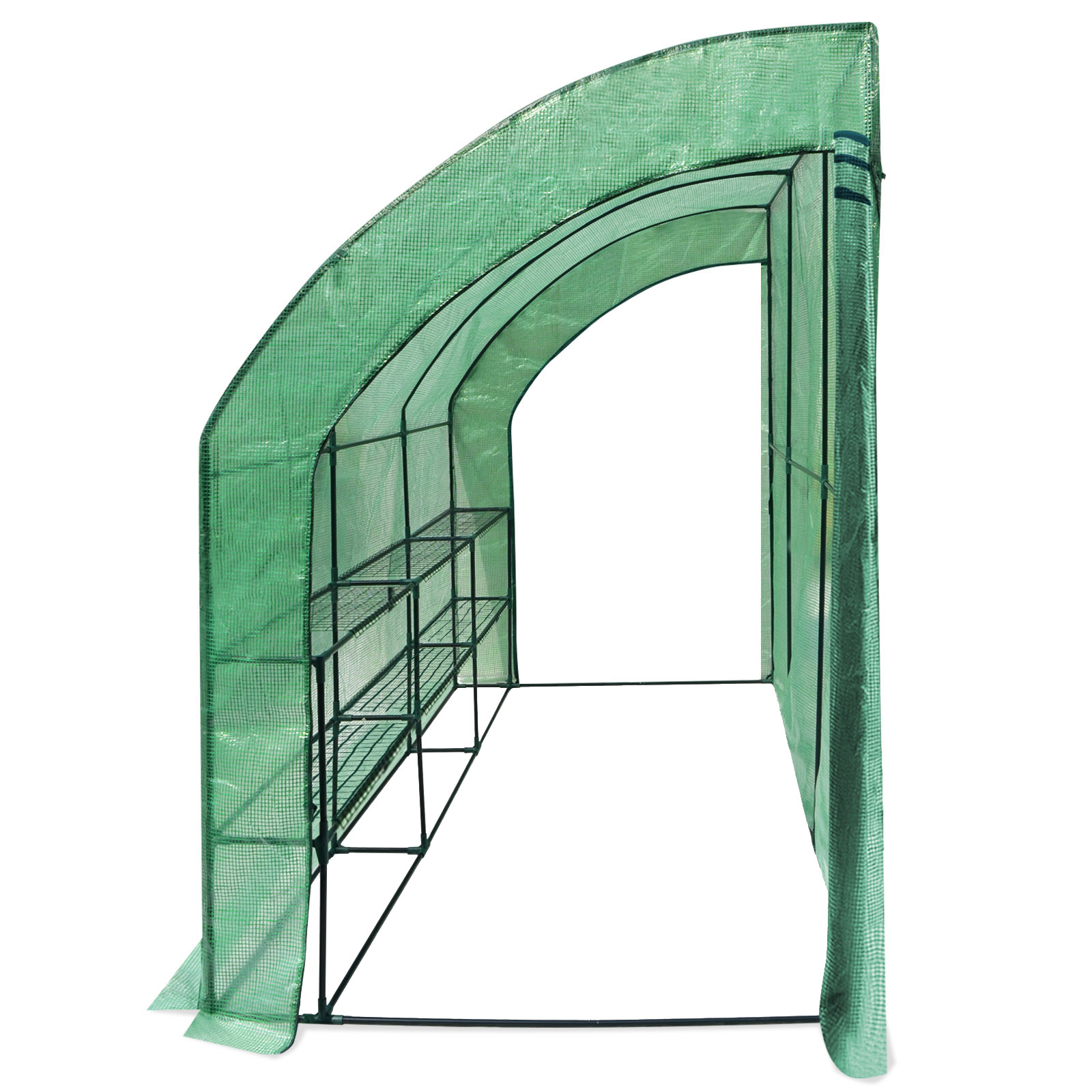 Green double door:300x148x215cm