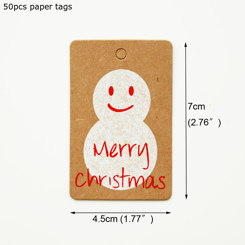 Snowman tag 50  PCs