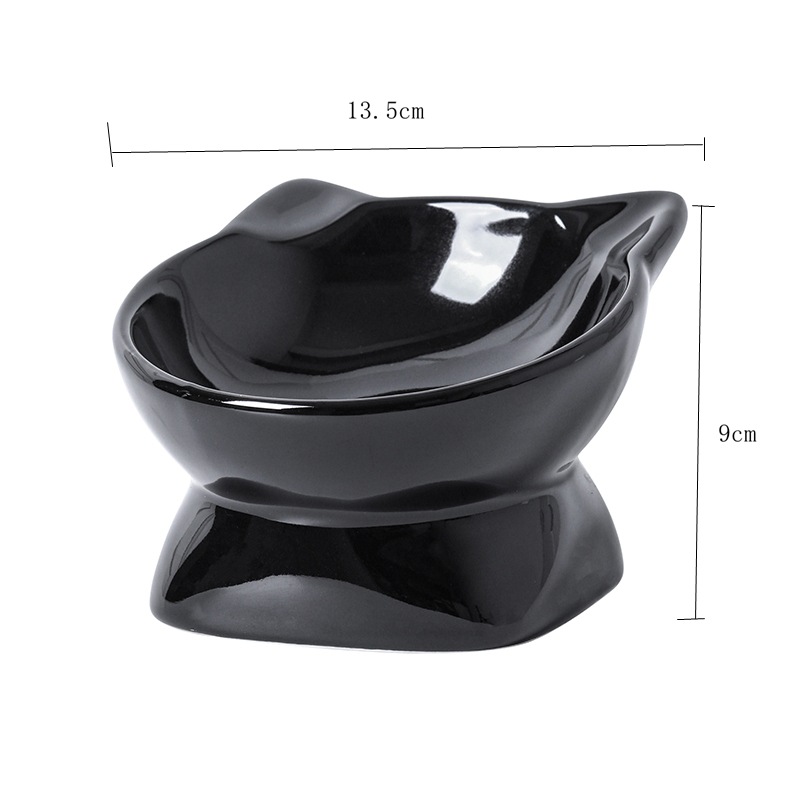 Black Dwarf Cat Ear Bowl