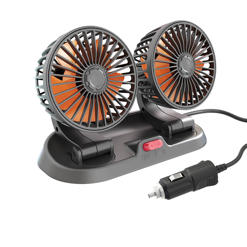 24V cigarette lighter plug (double fan)