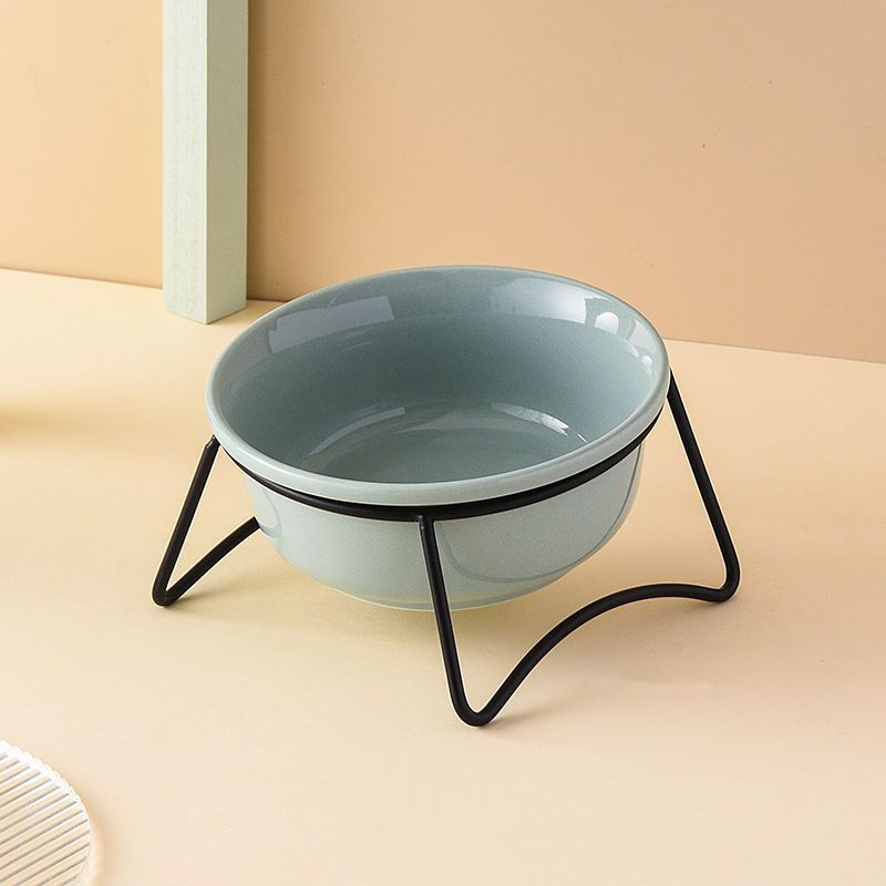 Light green single bowl single hole black support