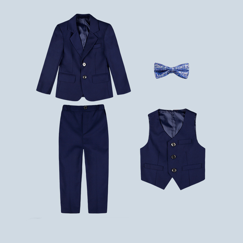 Navy blue four-piece set