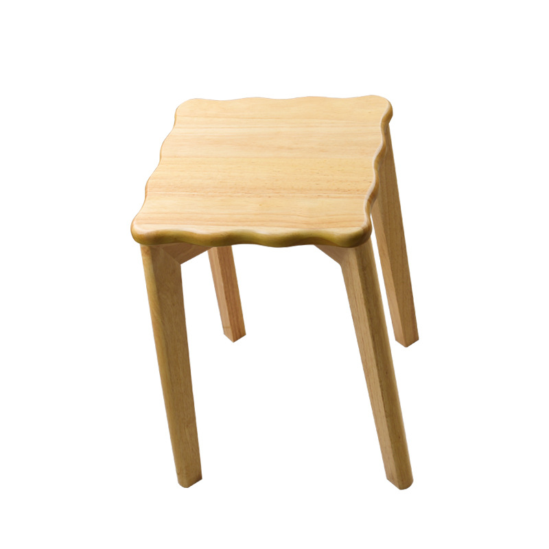 Plum stool original wood color