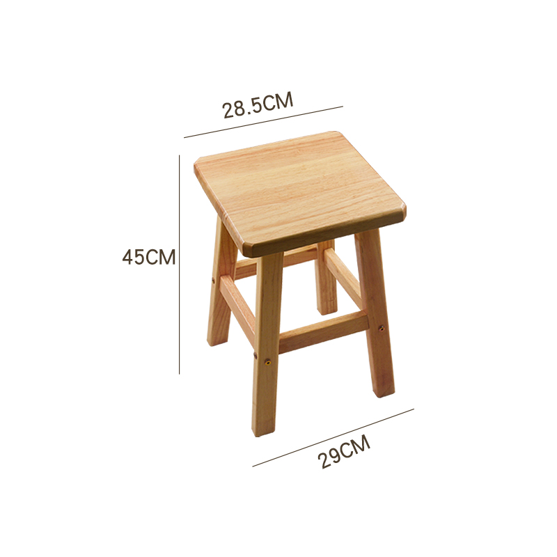 Square stool panel width 30CM high 45cm