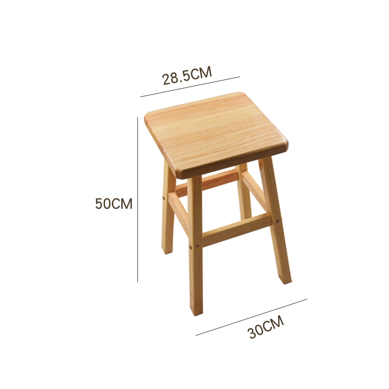 Square stool panel width 30CM high 50cm