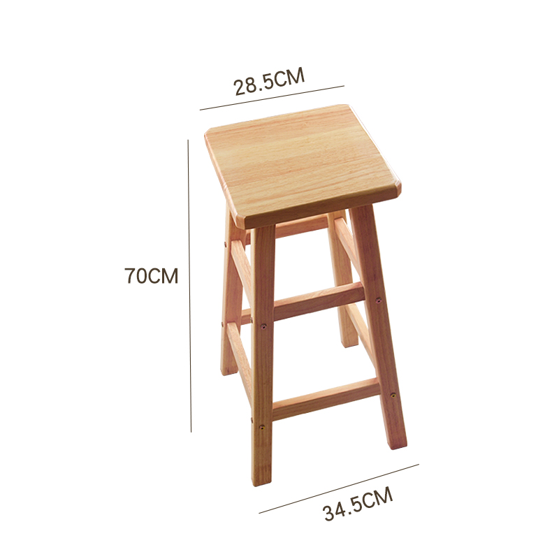 Square stool panel width 30CM high 70cm