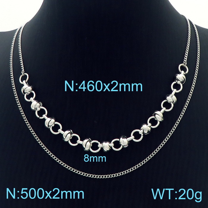 4:Steel necklace