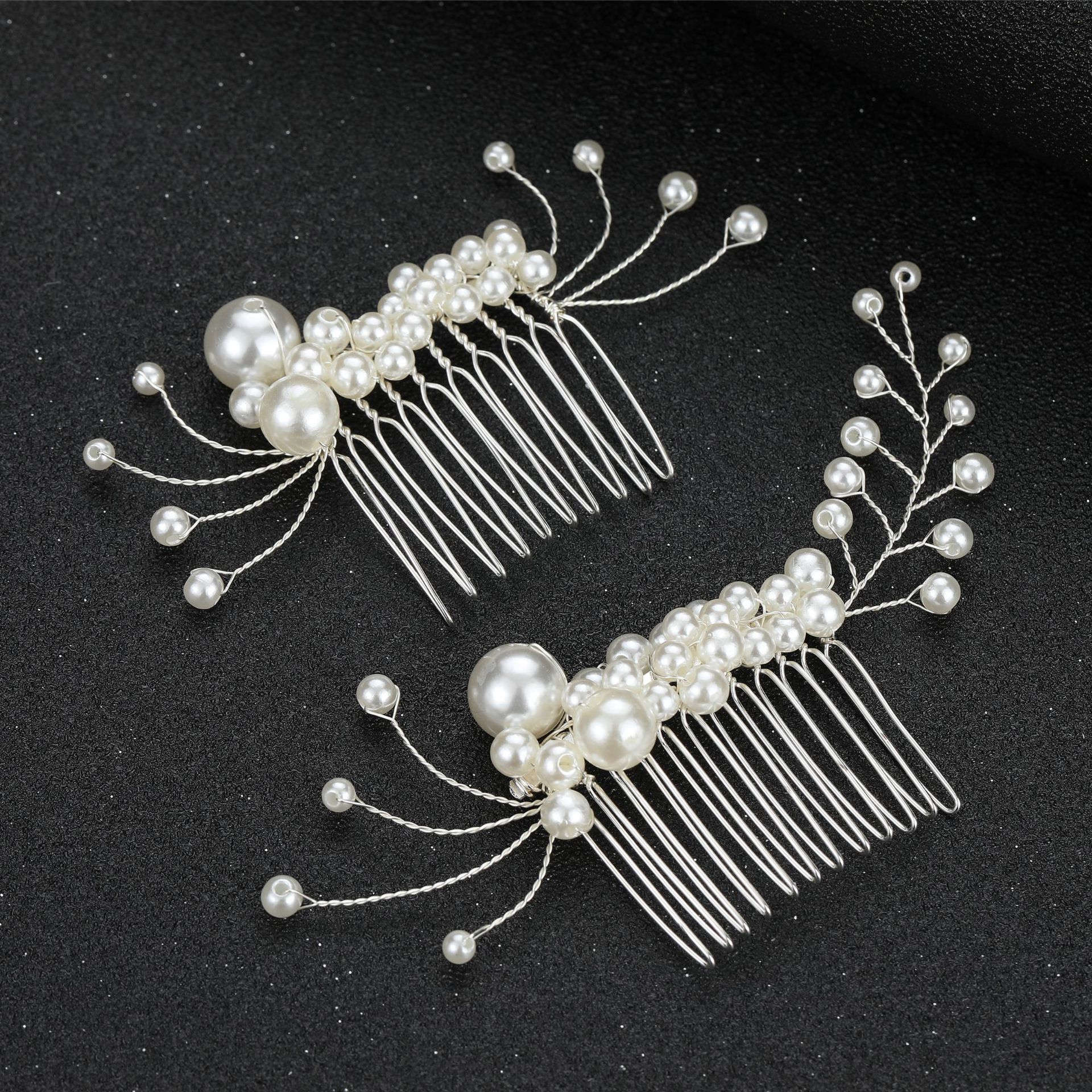 4:Silver, size hair comb a set