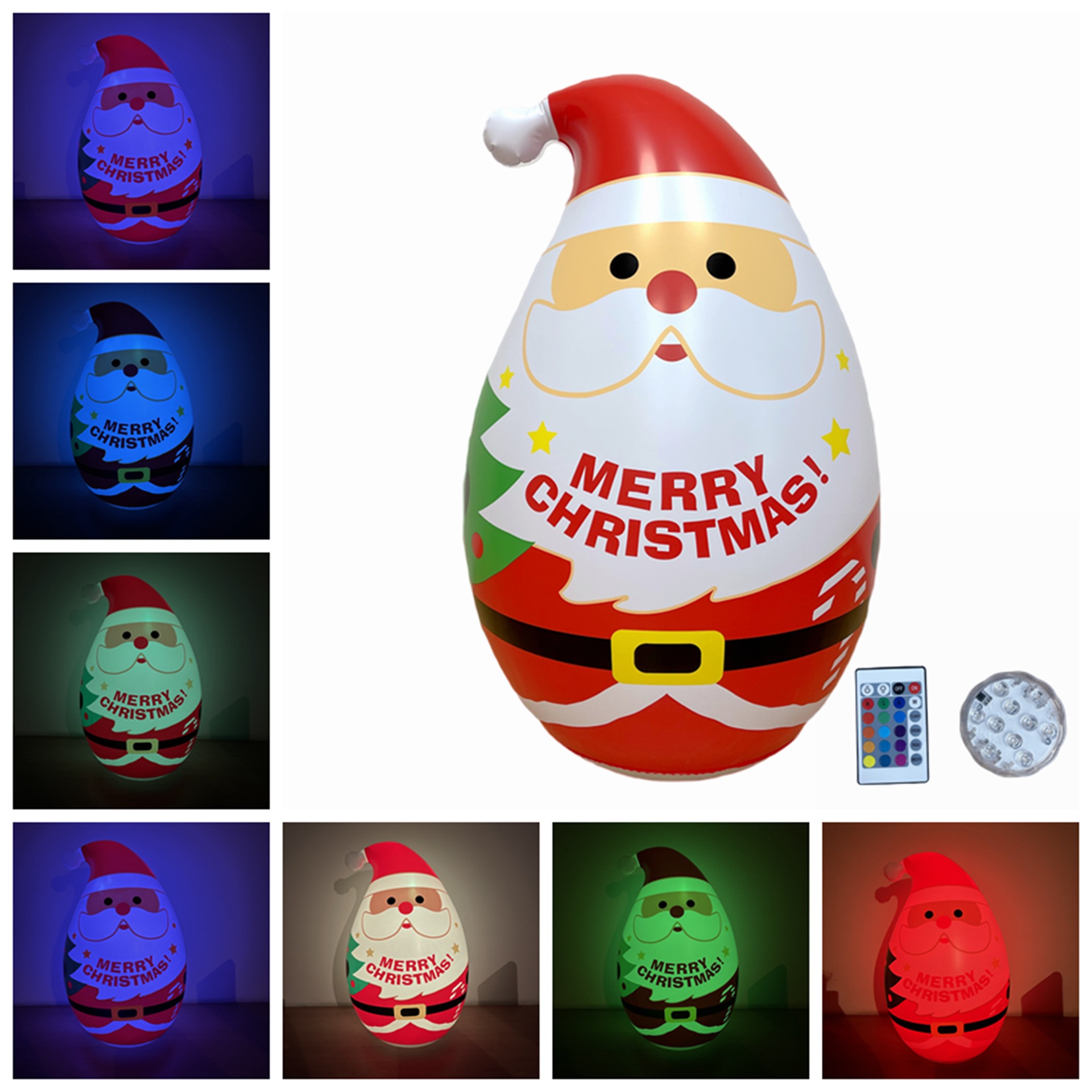 Glowing Santa Tumbler A