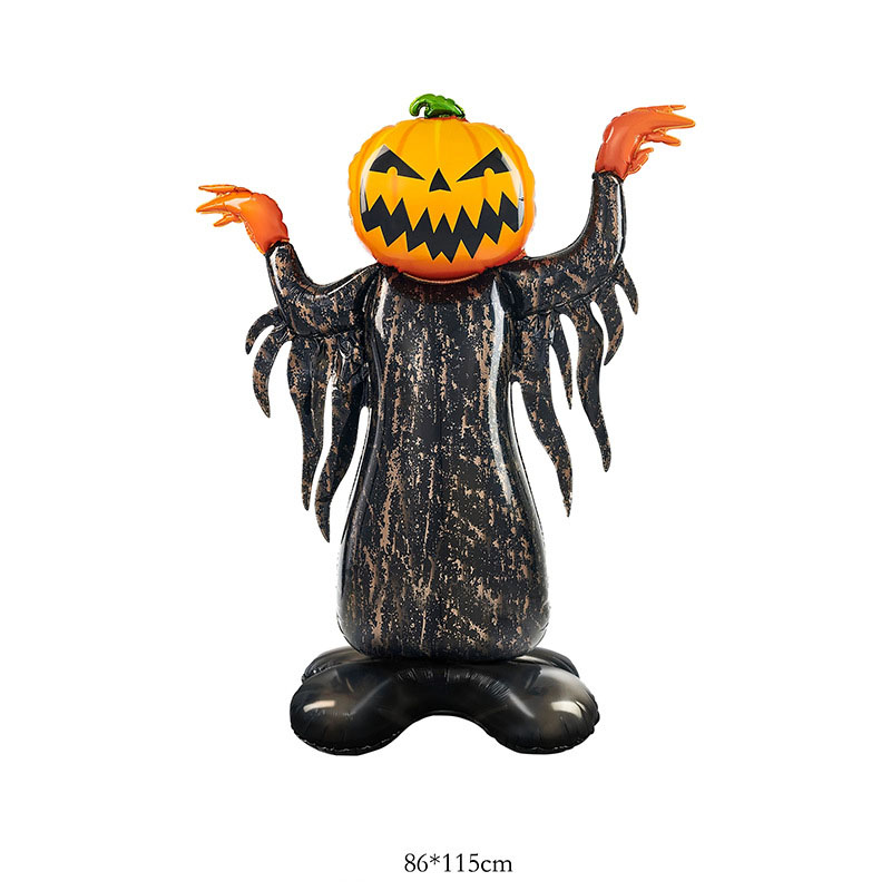 Standing pumpkin monster