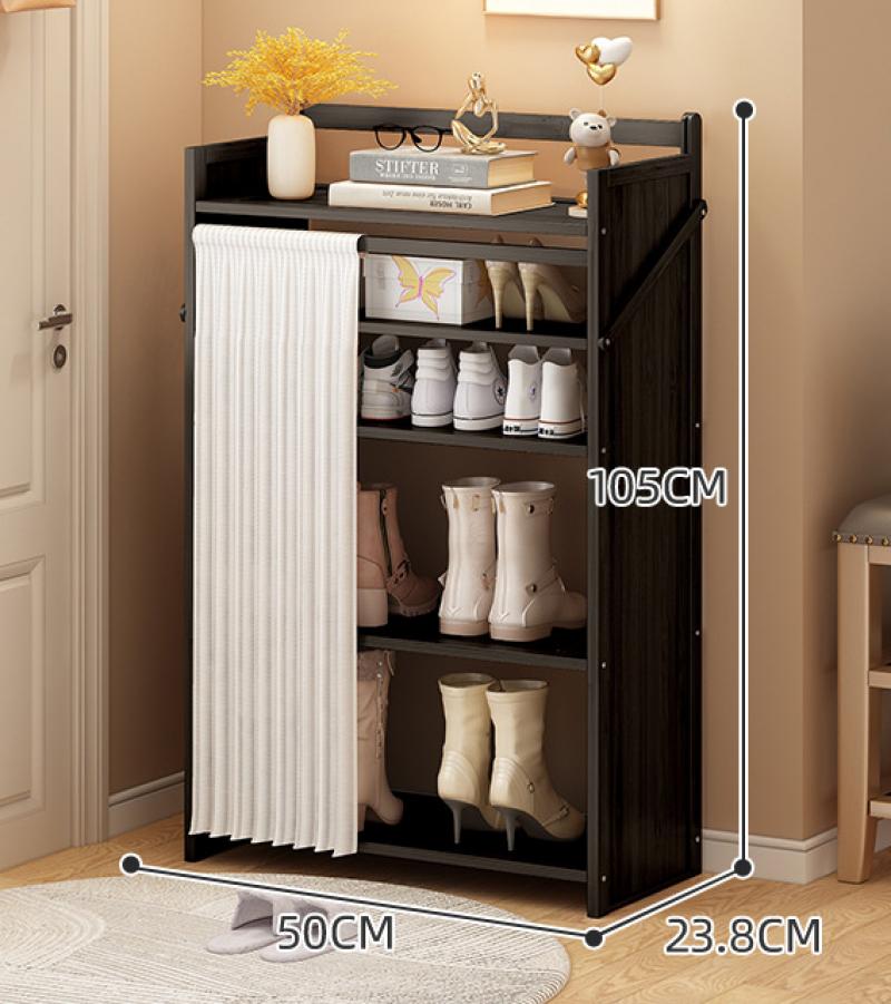 5-layer 50cm black plus height boot rack