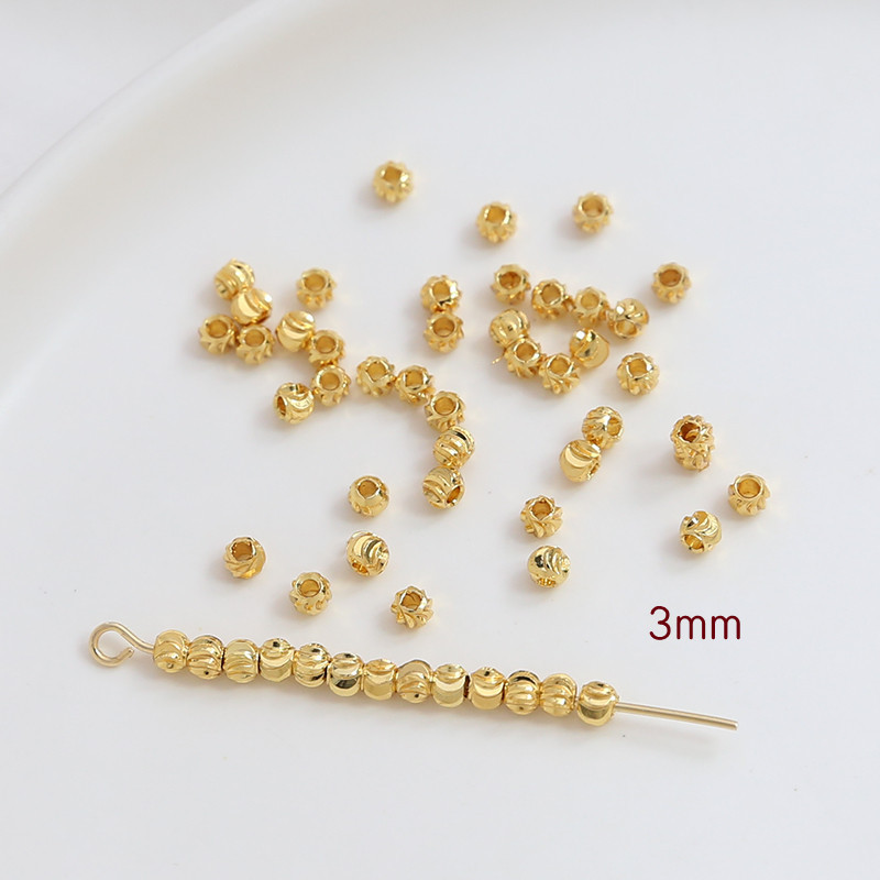 Transverse grain 3 mm 18 carat gold