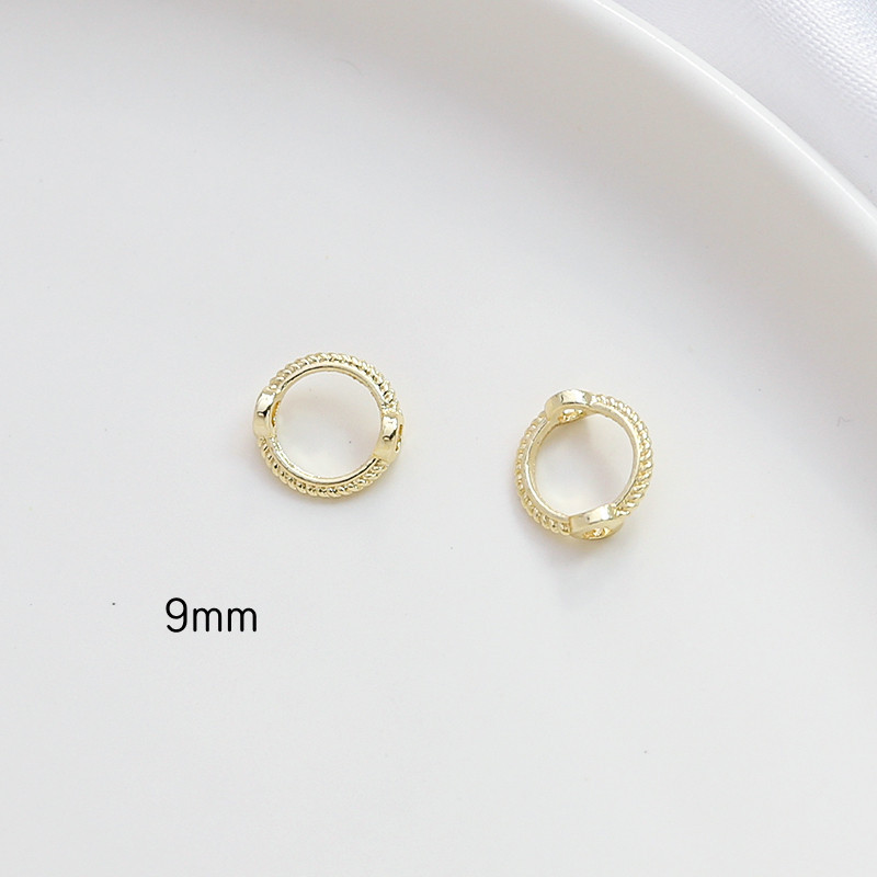 9mm-14K gold, 6mm beads