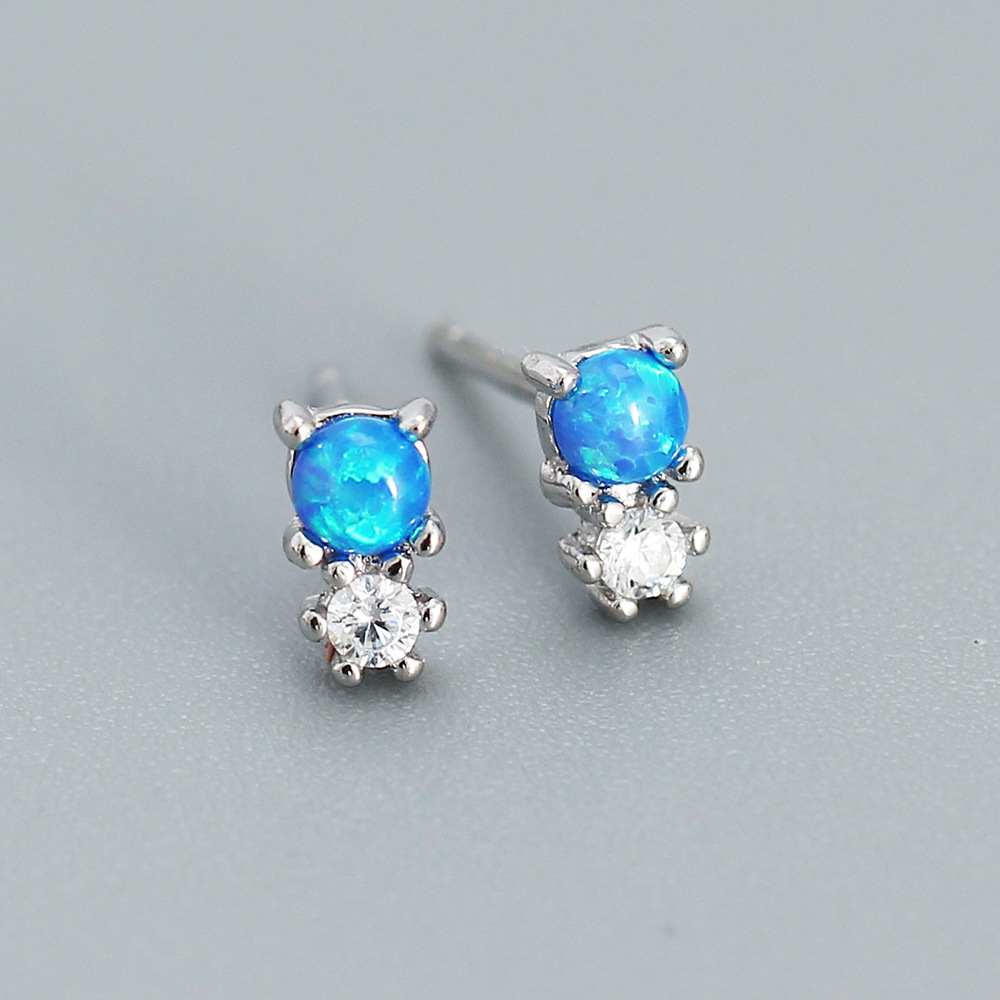 White gold (Blue Opal)