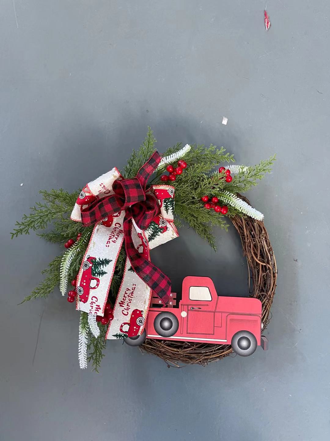 35cm car ribbon garland and small car