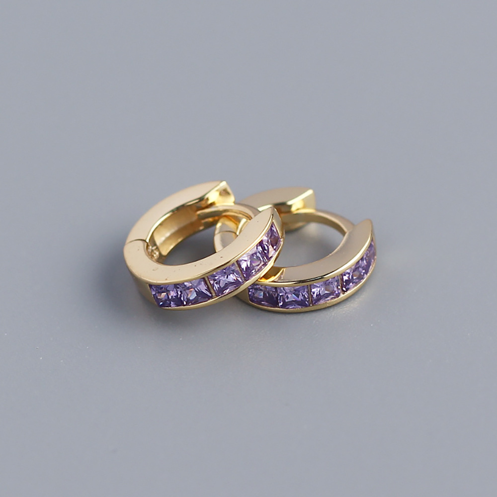 Yellow gold (Purple diamond)