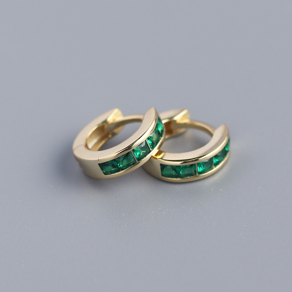 Yellow gold (green diamond)