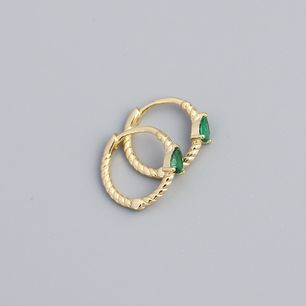 6:Yellow gold (green diamond)