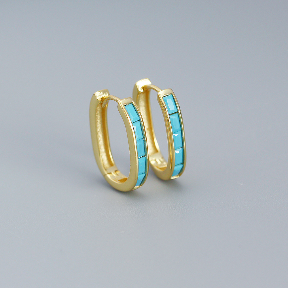 8:Yellow gold (turquoise)