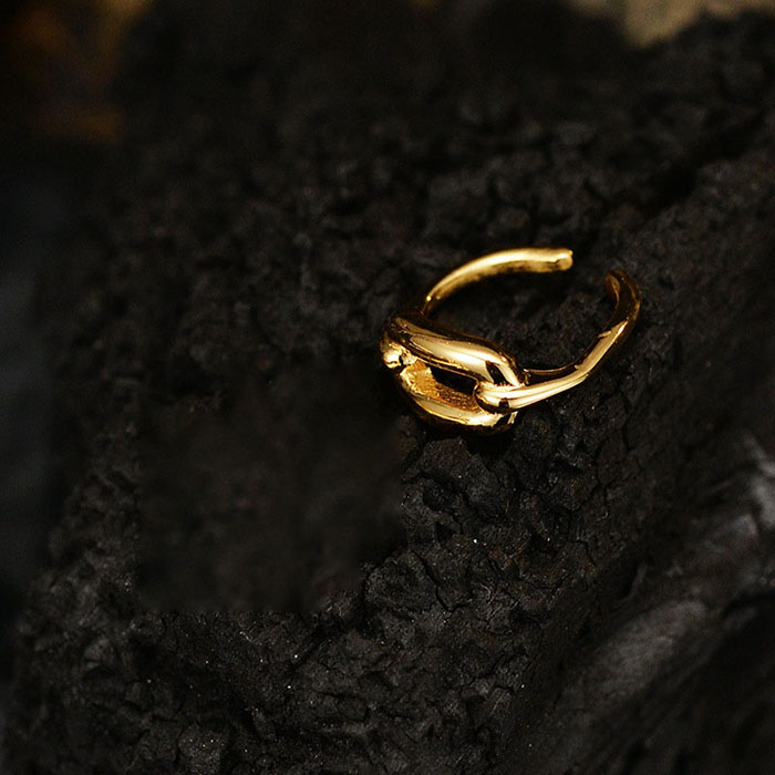 Plain 18K gold