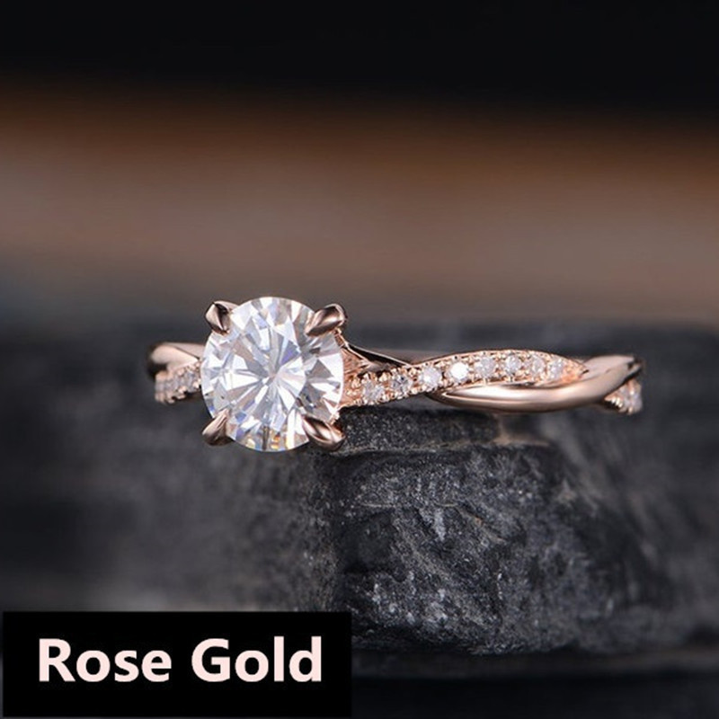 rose gold color US Size #5