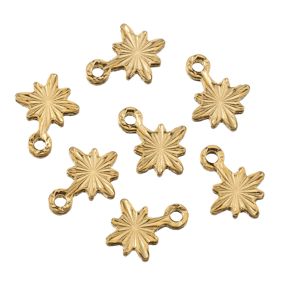 Gold-snowflakes