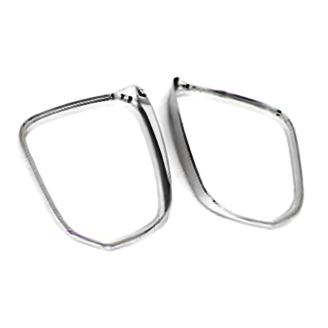 Rain brow frame silver