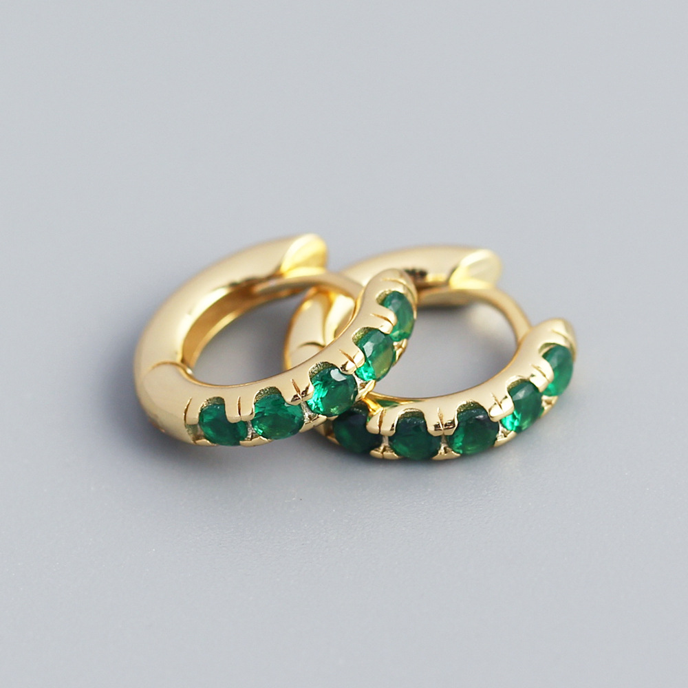 Yellow gold (green diamond)