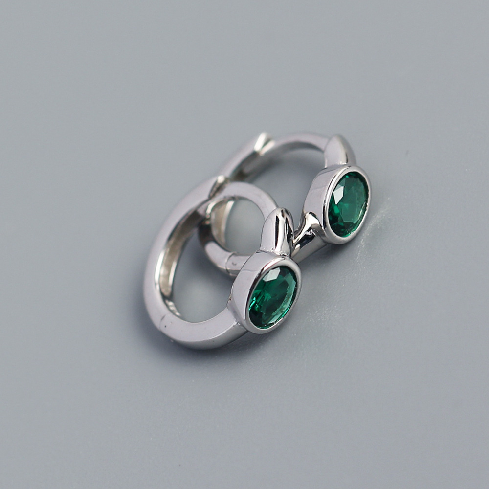 5:White gold (Green diamond)