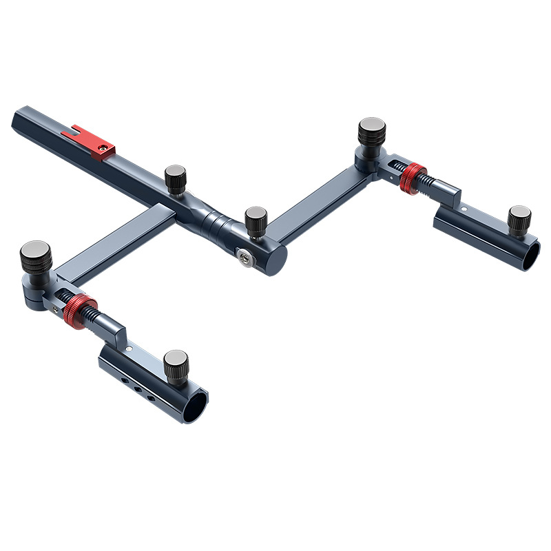 Universal corner double turret (anti-screw)