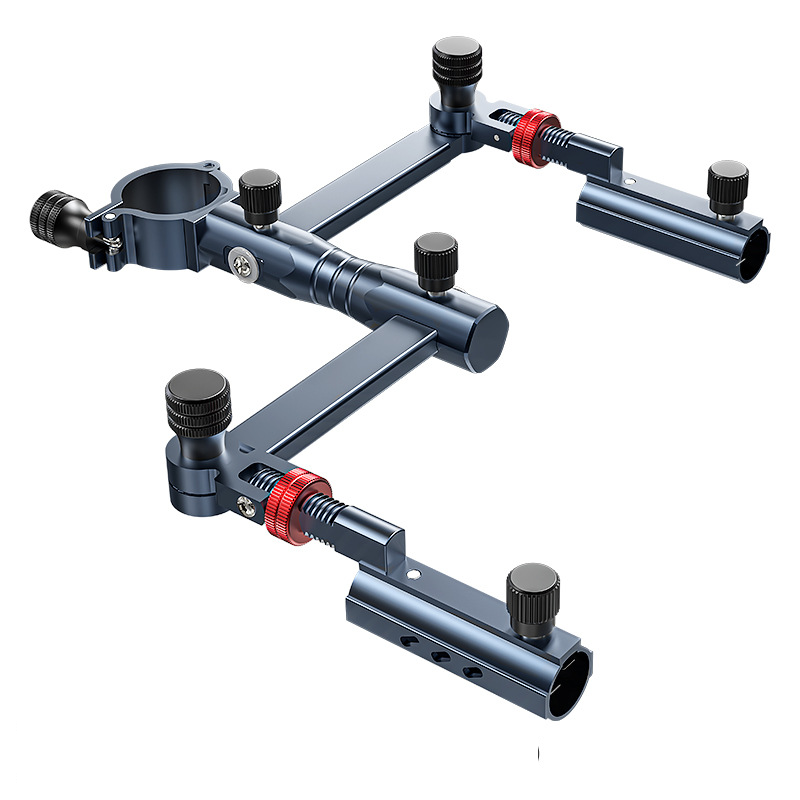 Fishing chair corner double turret (anti-screw loss)