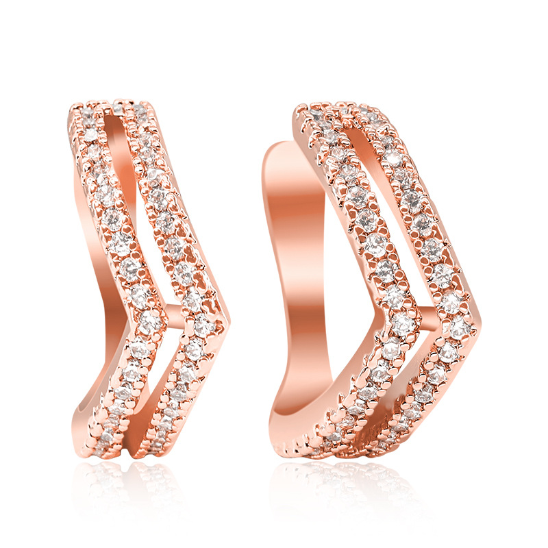 3:rose gold color plated