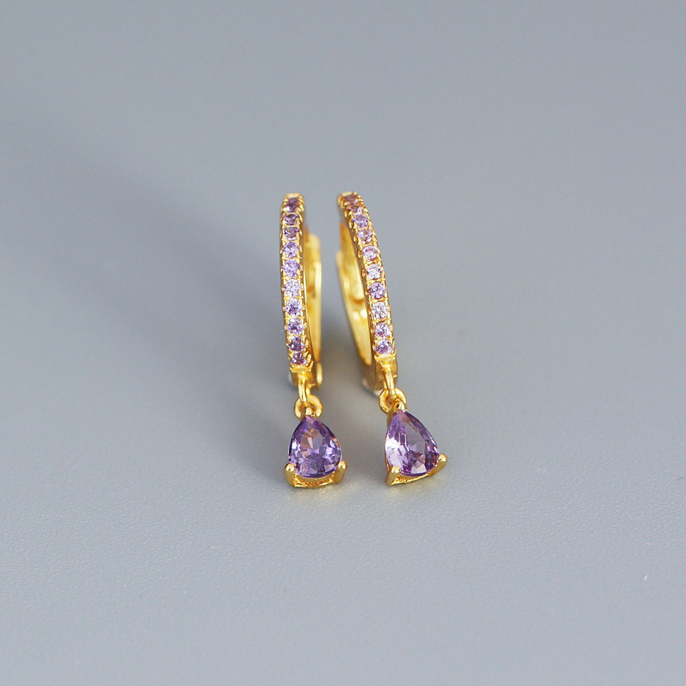 Yellow gold (Purple diamond)