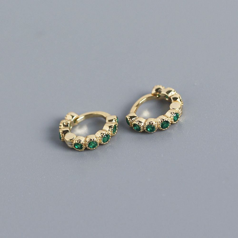 6:Yellow gold green diamond