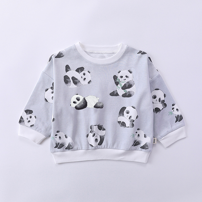 Blue panda top