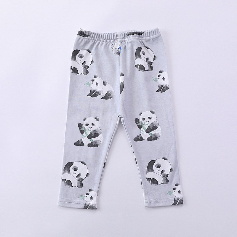 Blue panda trousers