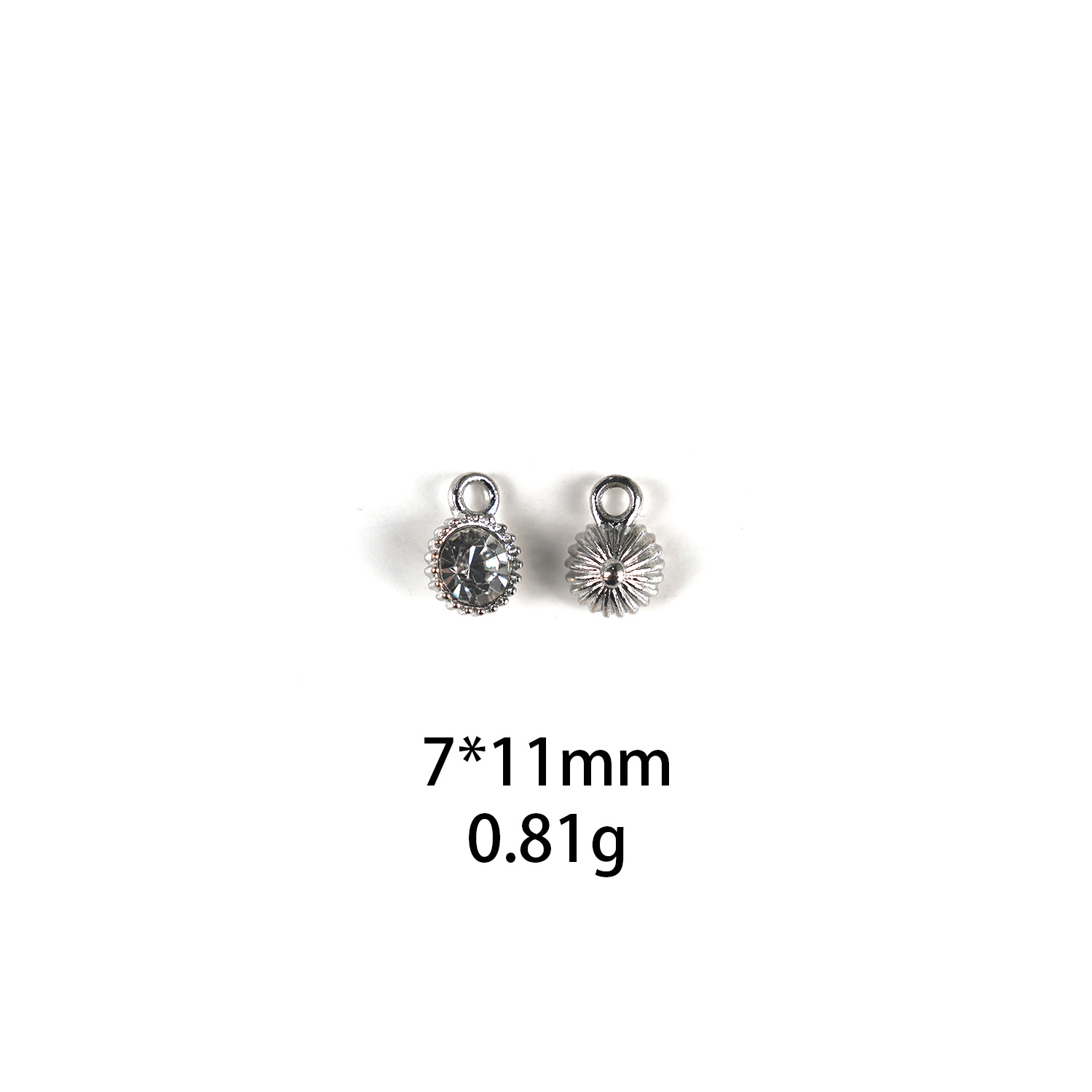 silver 7x11mm