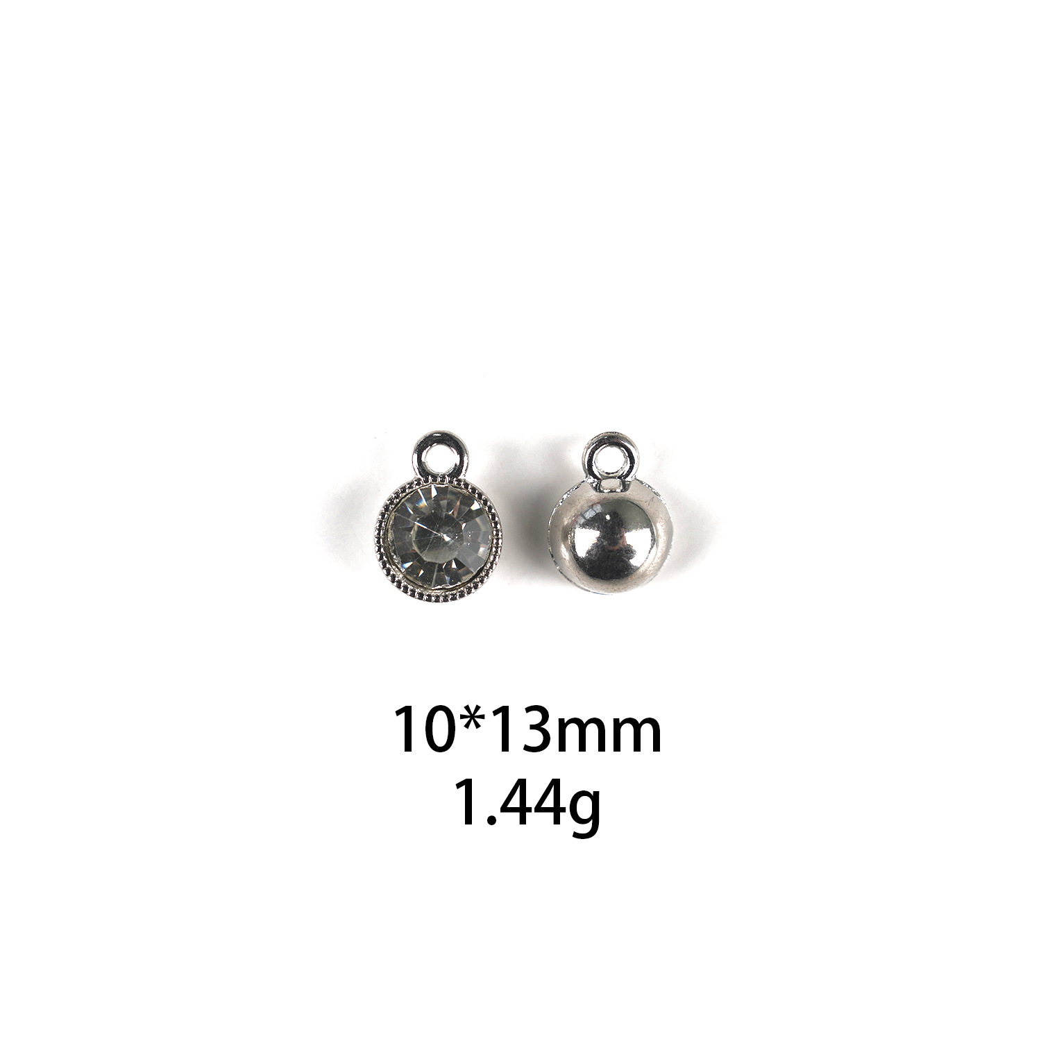 silver 10x13mm